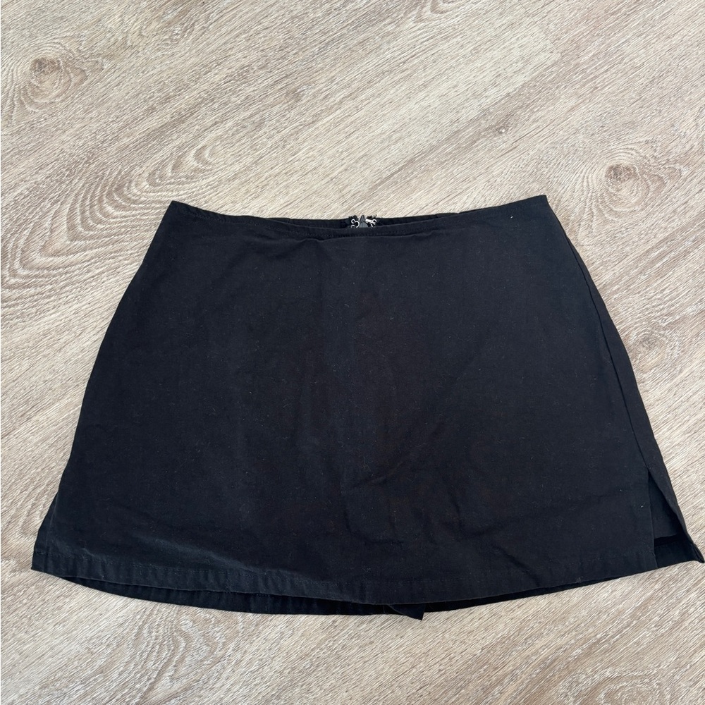 Princess Polly Gigi Black Mini Skort
